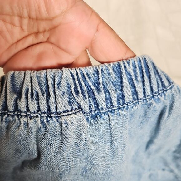 American Eagle Outfitters Blue Tiered Bubble Skirt - Picture 12 of 16